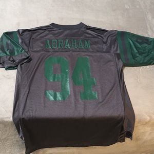 Men’s  Reebok Vintage Jets Abraham Jersey #94 XL